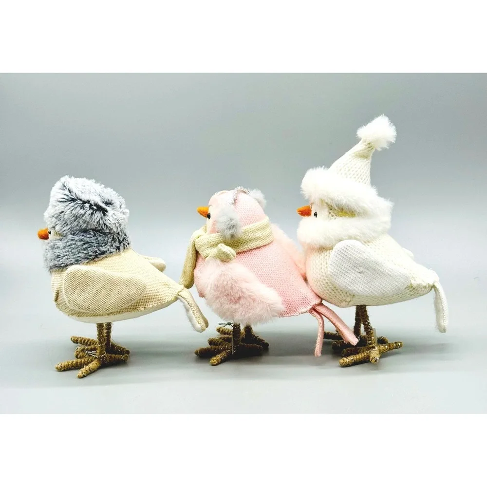 Target Spritz Featherly Friends Birds Rue Yarrow Pepper 2019 Set of 3 Winter